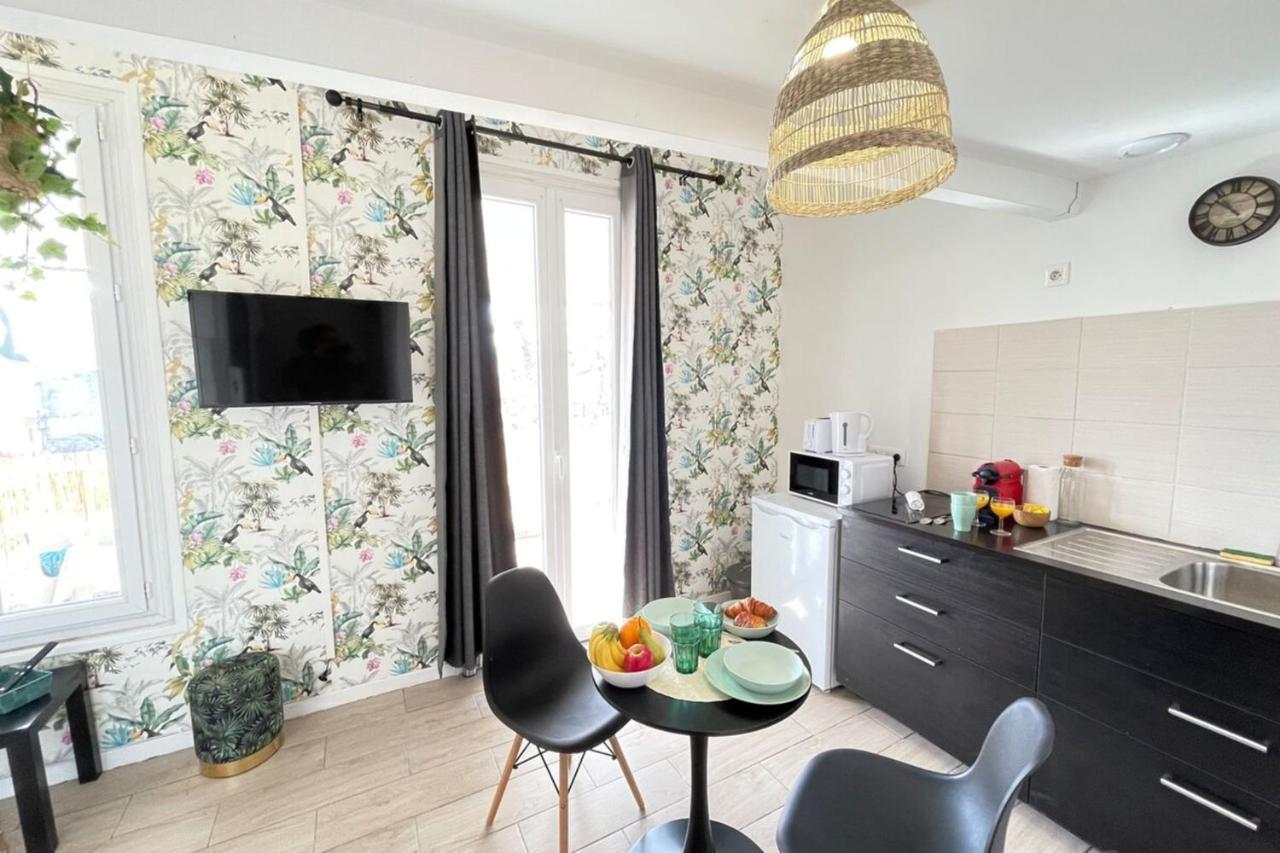 Le Jungle By Anderslocationterrassewifi-Netflix Apartment Marseille Bagian luar foto