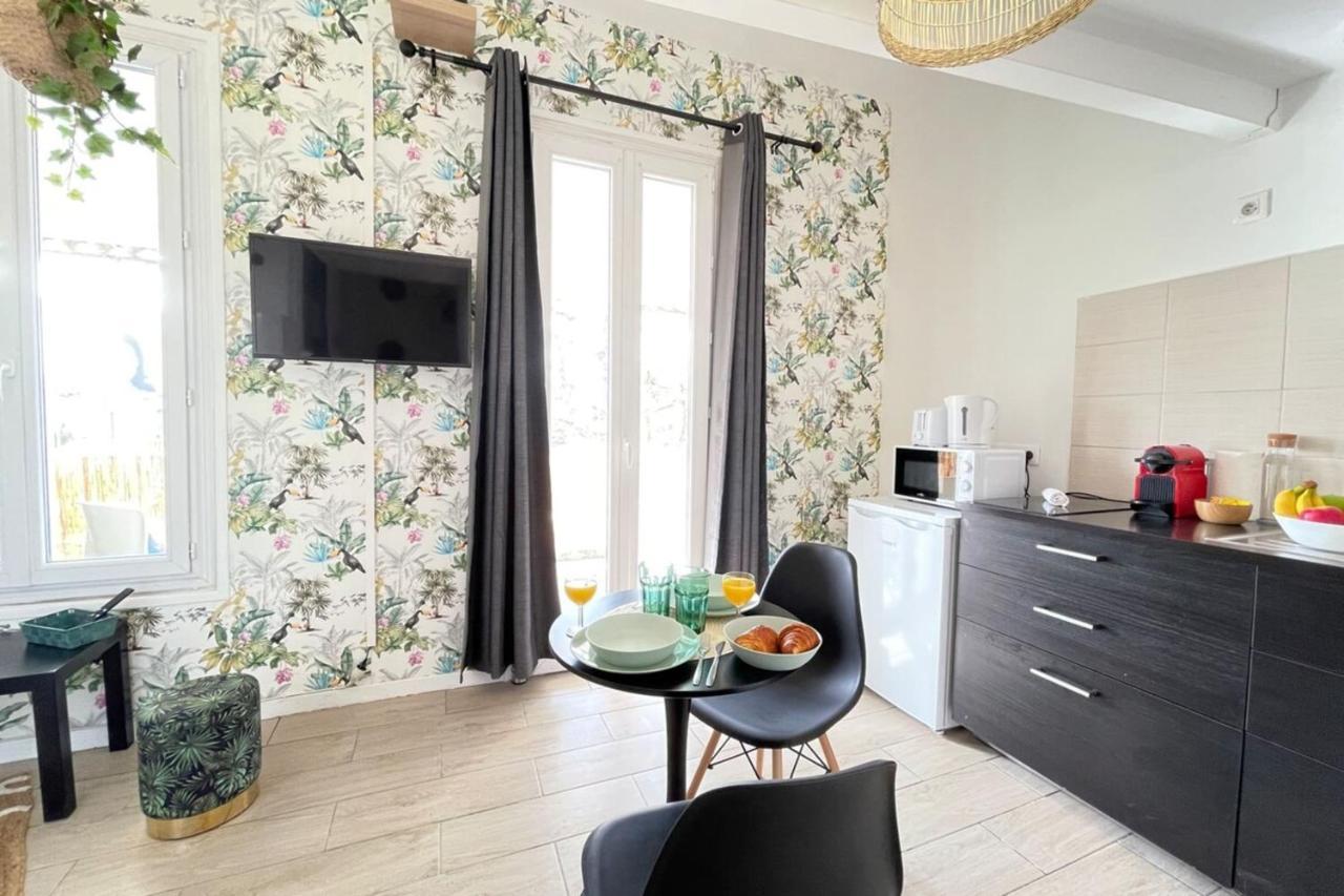Le Jungle By Anderslocationterrassewifi-Netflix Apartment Marseille Bagian luar foto
