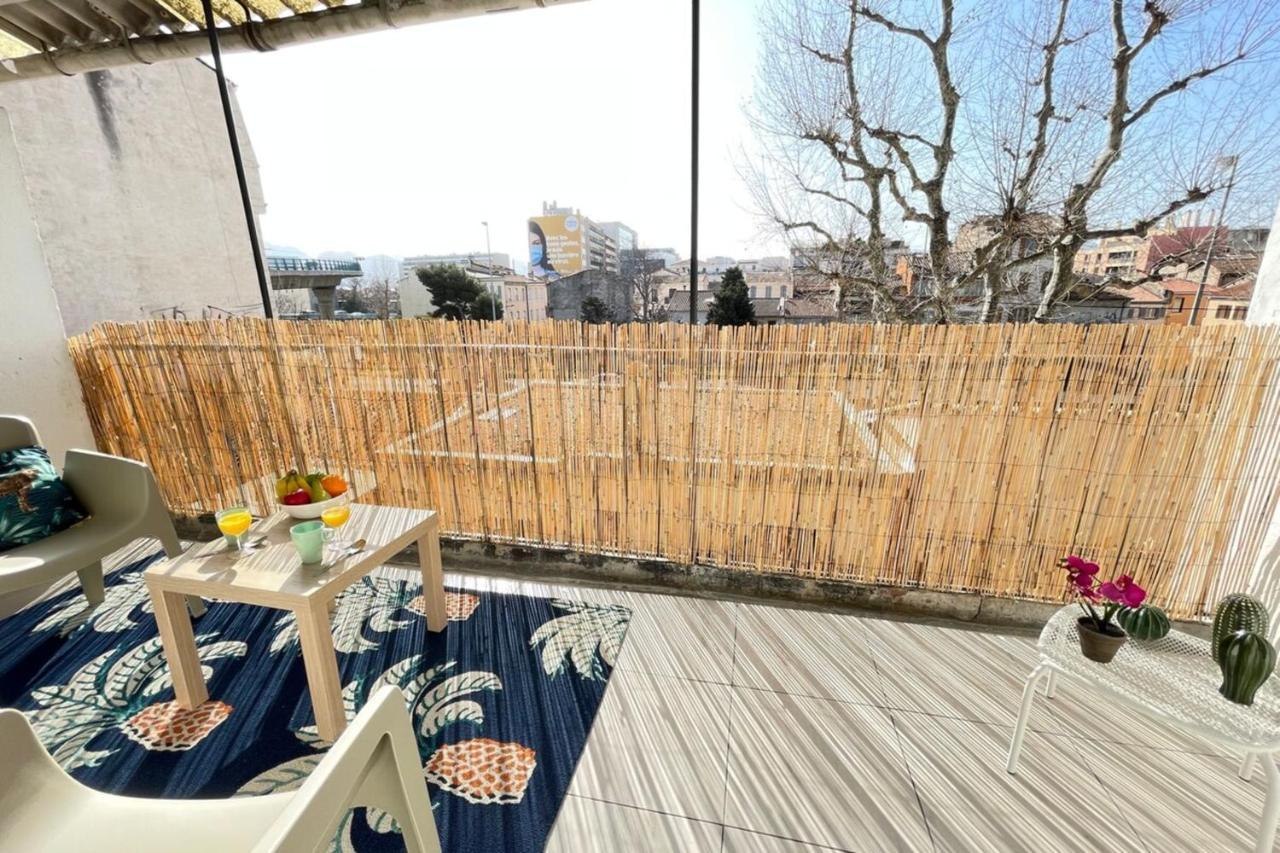 Le Jungle By Anderslocationterrassewifi-Netflix Apartment Marseille Bagian luar foto